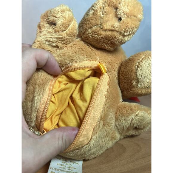 Lindt Golden Plush Bunny 10” London Store With Under Pouch Zipper Up - Picture 7 of 9